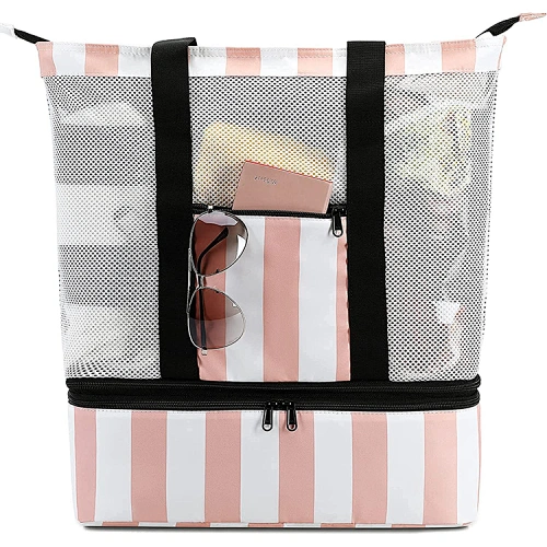 beach bag with cooler