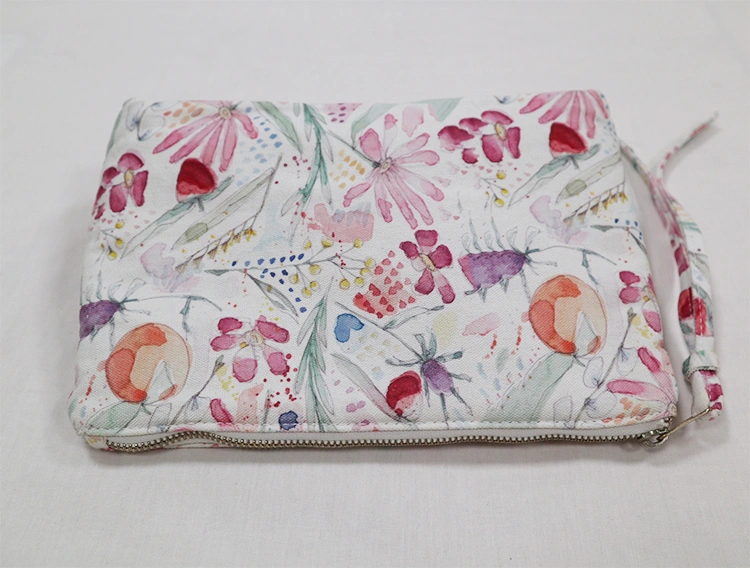 canvas makeup bags with zipper