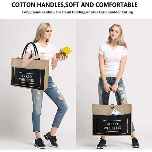 jute tote bag