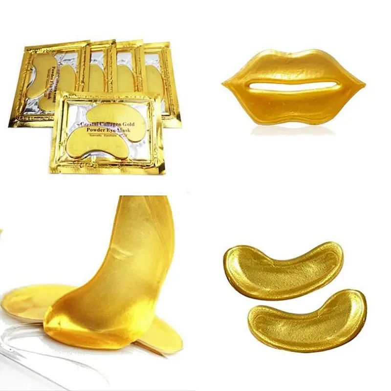 Wholesale Custom Gold Protein Crystal Moisturizing Eye Mask