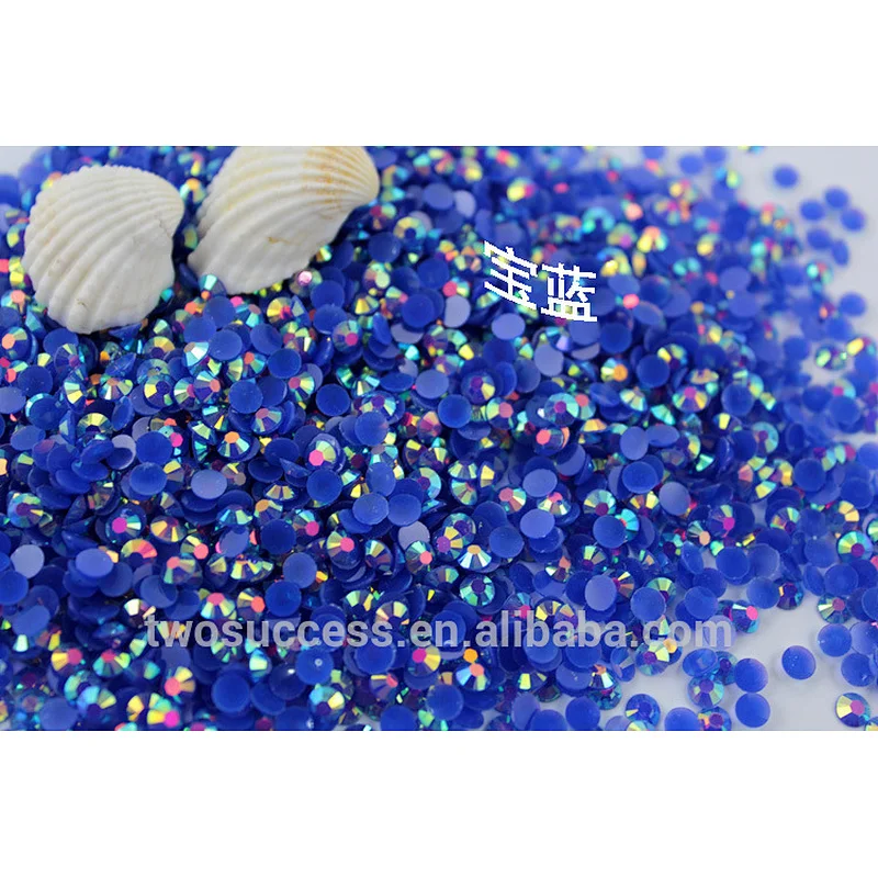 Hot popular DIY colorful 3d crystal rhinestone nail art decoration ,gems glitter beads nail sticker decal