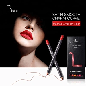 Pudaier new lip liner waterproof non fading matte velvet lipstick