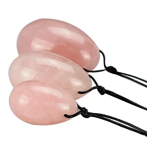 Hot Natural Nephrite Vaginal Tightener Exercise Yoni Rose Quartz Jade Eggs for Sale