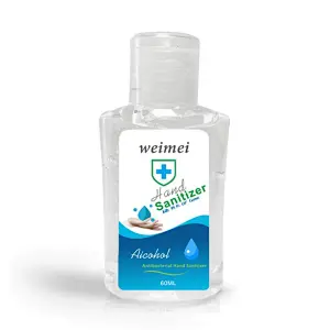 Hot sell 60 ml disposable wash free Antibacterial Hand sanitizer