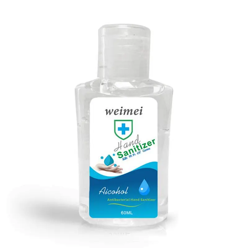Hot sell 60 ml disposable wash free Antibacterial Hand sanitizer