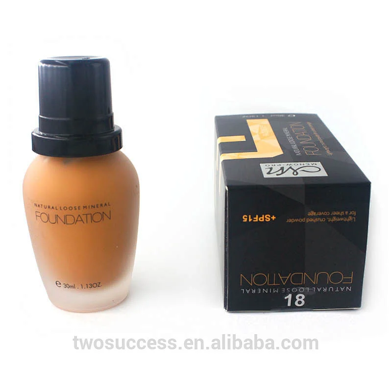 30ml Makeup Foundation Smooth Lasting Waterproof Sunscreen Liquid Foundation