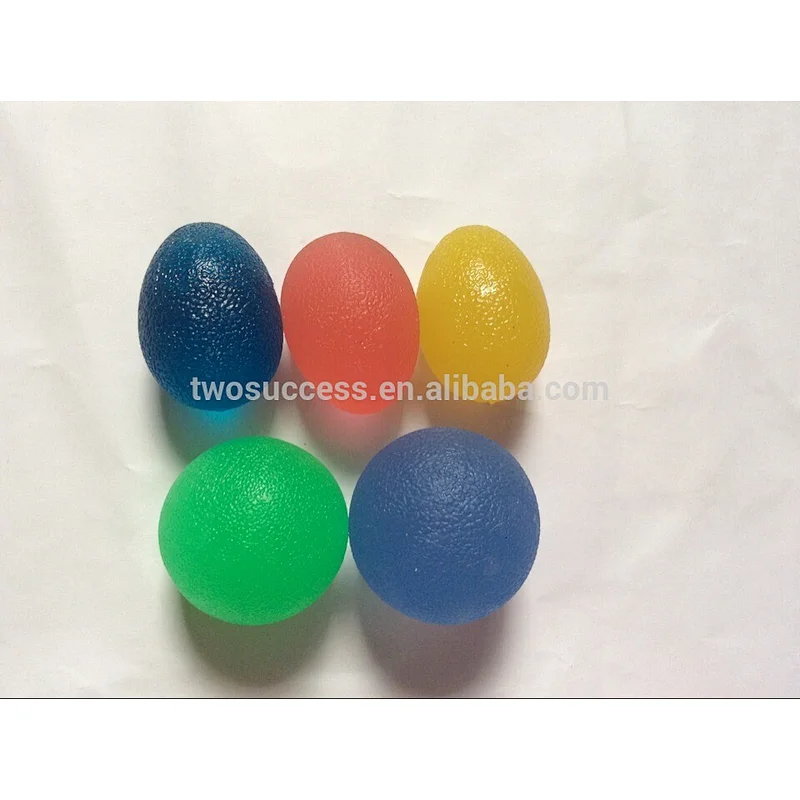 Factory Direct Sale For Wrist Hand Exerciser Fashion Gel egg shape TPU stress balls