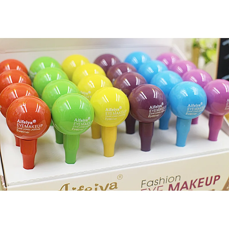 Best Name Brand Multi Color Cosmetic Makeup Permanent Eye Liner Gel Waterproof Eyeliner
