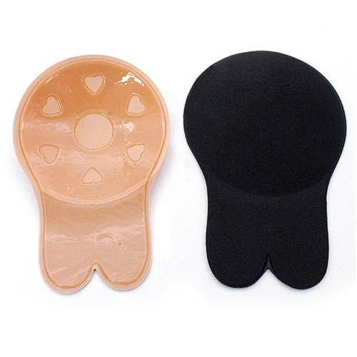 Sexy Girls Cute Rabbit Adhesive Sticker Nylon Silicone Invisible Lift Nipple Covers without Bra