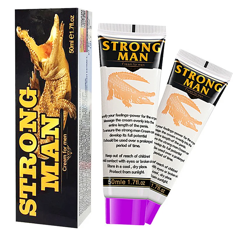 Strong man really strength three generations crocodile ointment male health care sex product