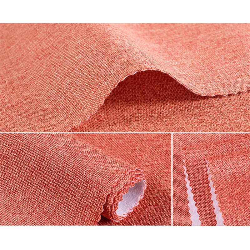 Factory Wholesale Linen Seamless Non-woven Fabric Cloth Hotel Living Room Wallpaper