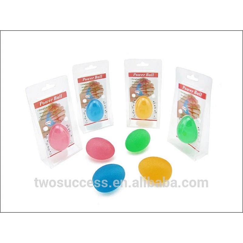 Leisure sports outdoor egg shape stress ball/elastic ball/jelly grip ball