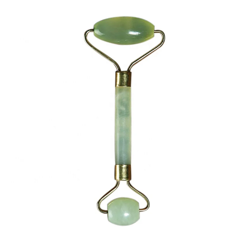 High Quality Promotion Gifts Green Nature Health Jade Roller Massager Slimming Face fit for foot back