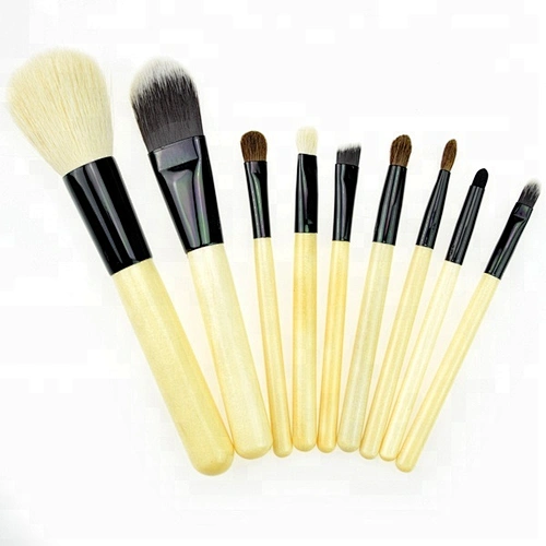 9Pcs High-Grade Makeup Brush Set Wool Hair Makeup Beauty Brush Professional Portable Cosmetic Brush