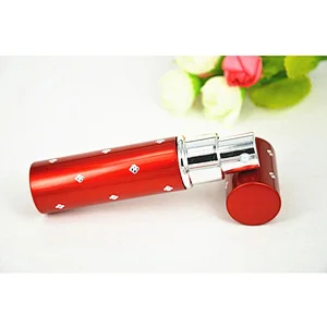High Quality vaccum aluminium 4 Color Luxury Perfume Spray Atomizer Metal Roller Ball 10ml Lipstick Tube Bottle