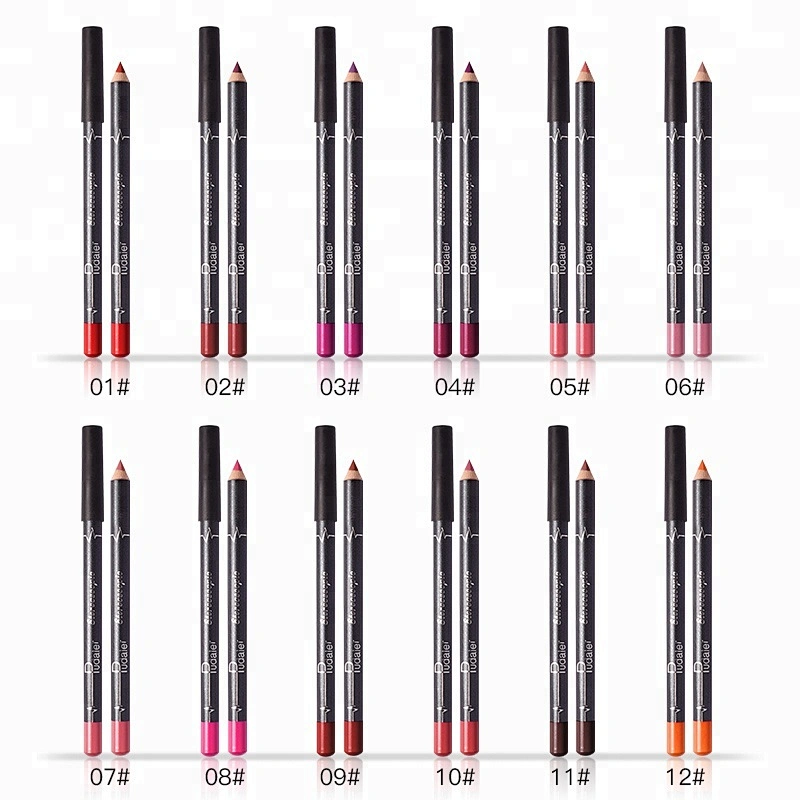 Pudaier new lip liner waterproof non fading matte velvet lipstick