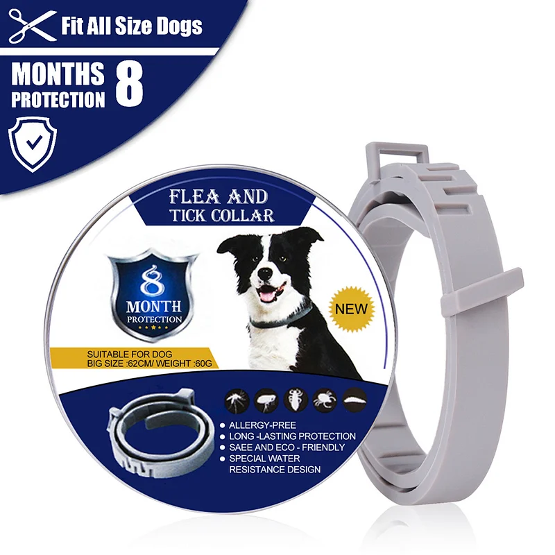 Wholesales silicone dog cat neck anti flea and tick repellent pet collar