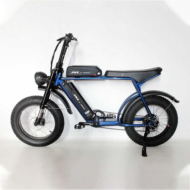 (JSL039FC)Wholesale New Design 20 inch 48v 500w dual battery fat tire electric bike snow ebike beach cruiser