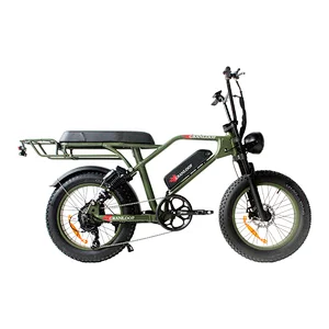 (JSL039FE)New Design Hot Selling 36V 250W Full Suspension Fat Tire Ebike Electric Bike Beach Cruiser