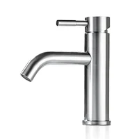Wash basin mixer 304 stainles steel water taps for bathroom sinks