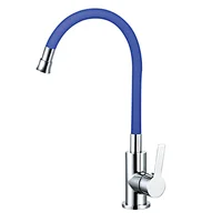 German rotatable silicon spout kitchen flexible faucet