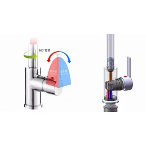 Classic contemporary fashion sprayer kitchen taps sink environmental water Faucet