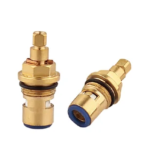 Customizable size quick open brass tap cartridge brass