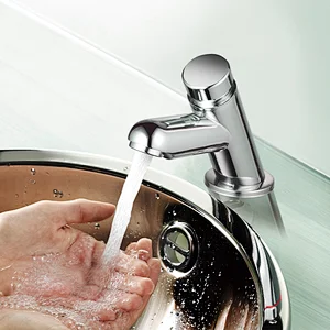 Hot sale washbasin self closing timing delay faucet