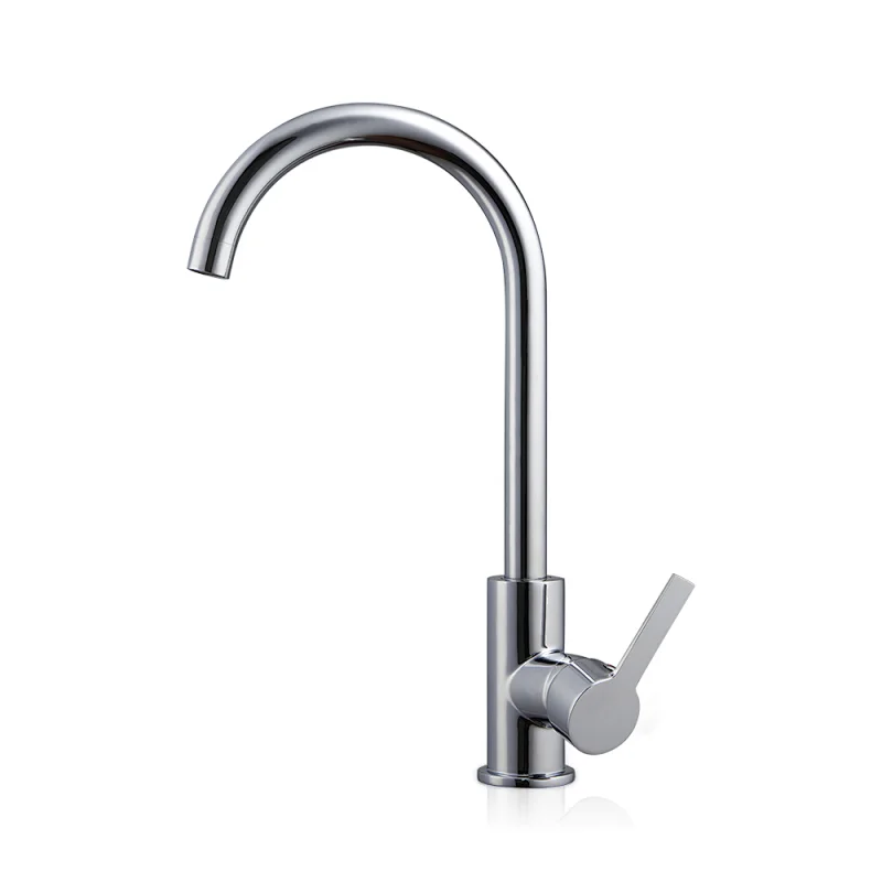 Contemporary ceramic cartridge mixer Faucet for Kitchen Sink