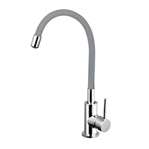 China Brass gray black flexible spout aqua mixer kitchen faucet