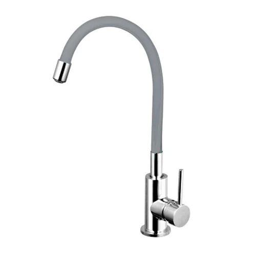 China Brass gray black flexible spout aqua mixer kitchen faucet