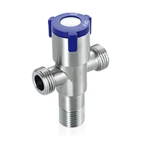 Lead free 2 1/2 stainless steel water angle valve model itali