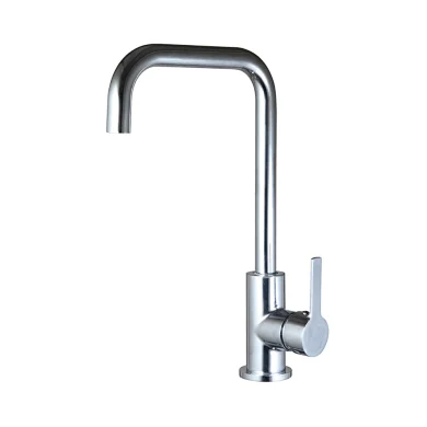 Contemporary deck mounted spring kitchen Faucet