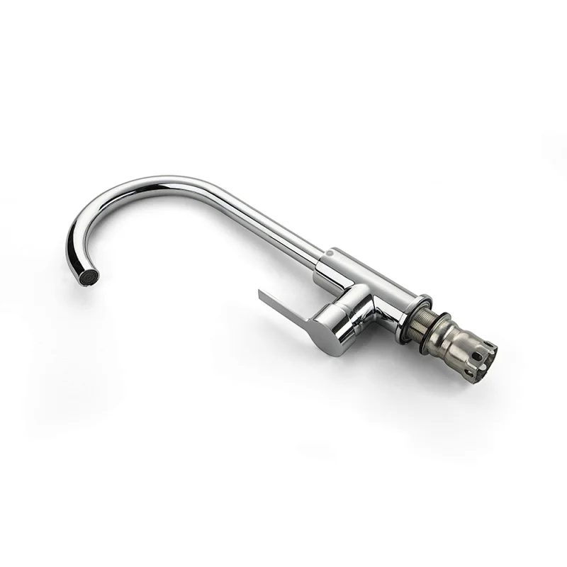 Contemporary ceramic cartridge mixer Faucet for Kitchen Sink