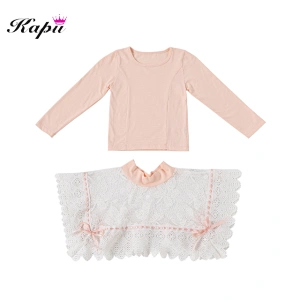 2018 Summer Hot Selling Fashion Bow knot Baby Girl Clothes /2 pcs Set Fancy Lace Girls Outfits