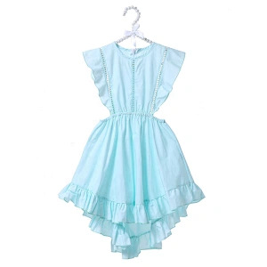 Children Girls Formal Party Swallow Tail Flower Girl Dress