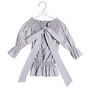 2019 Fashion Wholesale Baby Girl Summer Clothes Kid Bow Knot Smocking Children Top For Girl