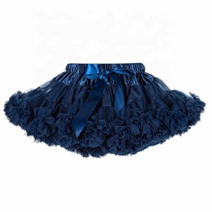 Manufacturer Selling Elegant Navy Blue Blue Bird Kids Ballet Tulle Tutu Costumes