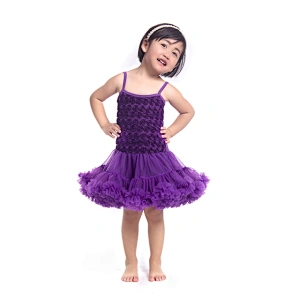 Hot sale baby girl dress design with rose summer dress