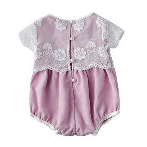 New arrival baby girl clothes newborn romper overalls