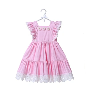 Wholesale Cute Baby Girls Birthday Wedding Party Flower Girl Dresses