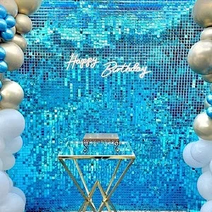 Brillo decorado brillo adorno decoración panel 2020 boda boda negro Brasa panel transparente 3D