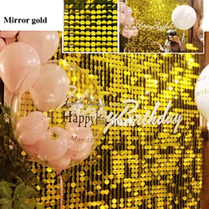 Plate Transparent Background Boards With Pet Square Pink Sequins For Wedding Backdrops Stage Decorative Panels Sequins Wall