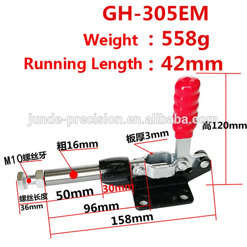 Push Pull Toggle Clamp Fastener GH-304-CM,GH-304-EM,GH-304-AM,GH-304-HM ...