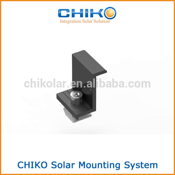 mid end clamps for solar mounting solutions