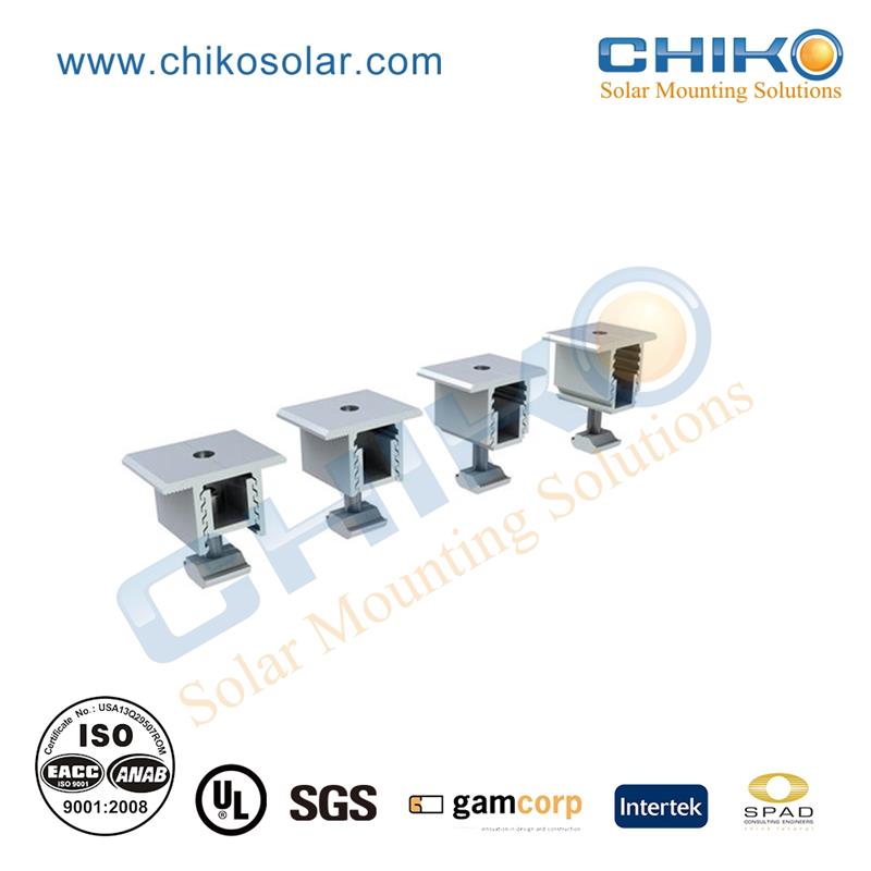 Solar mounting Mid and End clamps from China Manufacturer 
