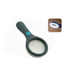 Magnifier with LED