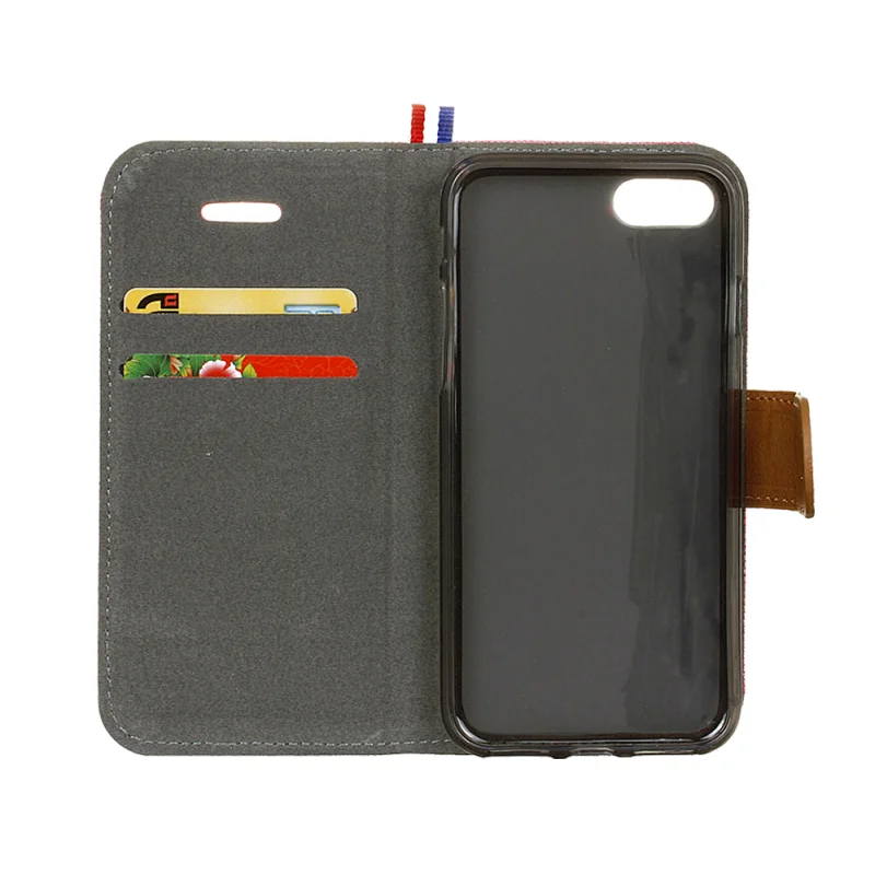 New products style special denim fabric material soft TPU custom case for iphone 7/8