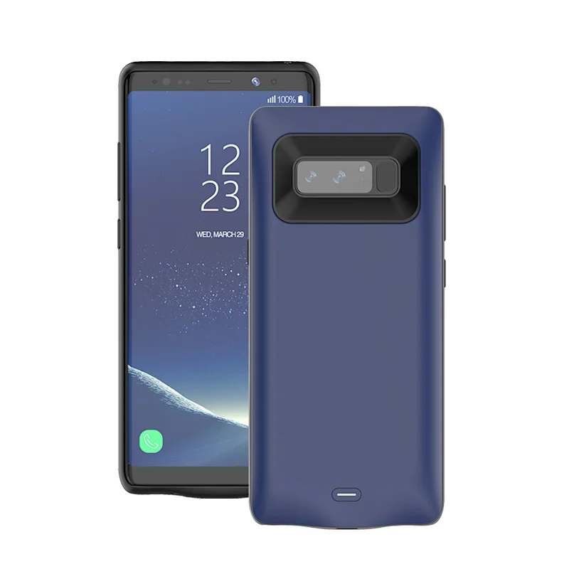 Portable wireless battery cellphone case For Samsung S8 with 5500mAh big battery capacity