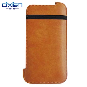 Vintage PU soft velvet inside cover for mobile phone , mobile phone accessories case for iPhone / Xiaomi / Samsung